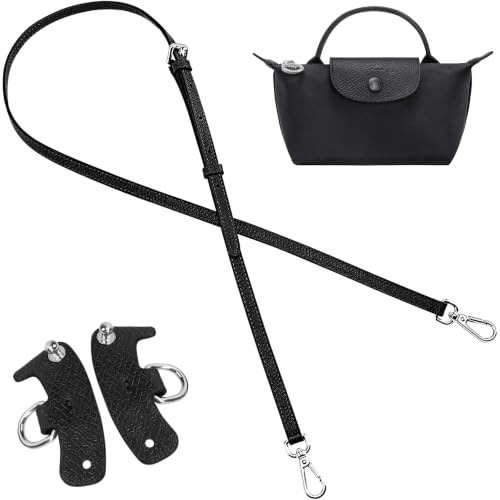 Image of Jiesinlov Leather Bag Shoulder Strap Replacement Crossbody Adjustable Conversion Kit Fit for Mini Pouch