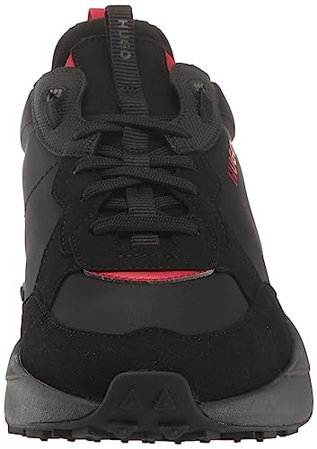 Image of HUGO Mens Running Style Mix Material Sneakers