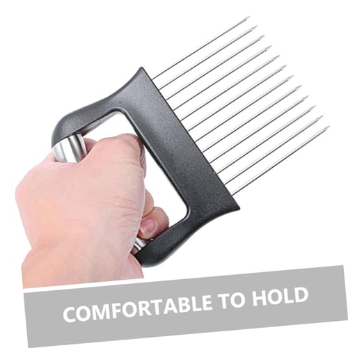 Sujeta cebolla de acero inoxidable UKCOCO para cortar miniatura 7
