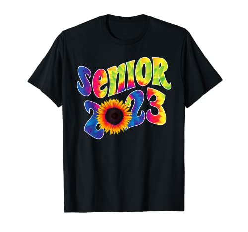Senior 2023 Sunflower Class of 2023 Seniors Graduation Retro T-Shirt