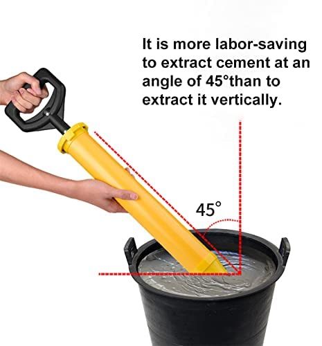 Voegenpistool roestvrij staal mortelspuit voegenspuit mortelpistool mortelpistool cement applicator handmortelpomp - mortelaanbrenggereedschap voor tegels cement applicator