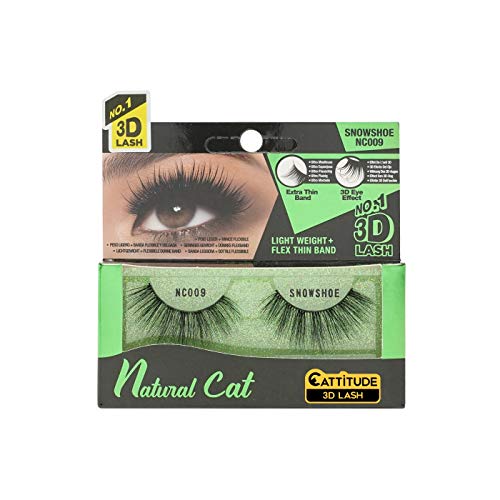 EBIN NEW YORK Showshoe Faux cils 3D en forme de chat naturel