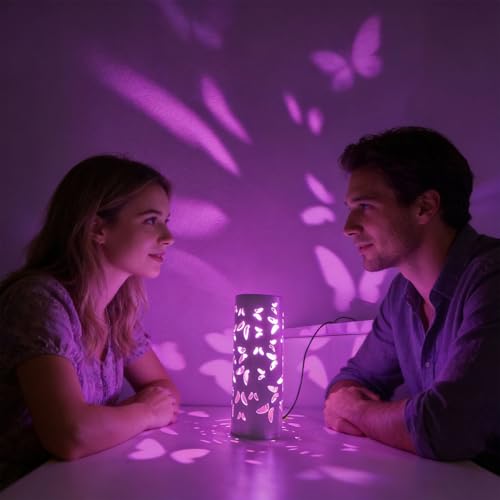 Lámpara de noche LED multicolor con control táctil USB miniatura 5
