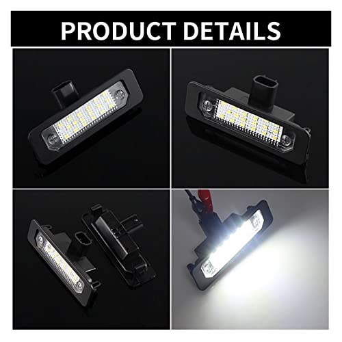 Lámpara de matrícula para Ford Focus soluciona fallos de luz y parpadeos traseros 5