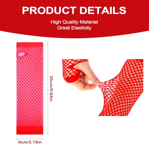 Guantes Rojos con Cascabeles 8 Imagen adicional