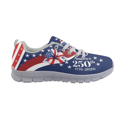 Image of GIFTPUZZ Mens Lace Up Athletic Trainers Running Sneakers Wedge Breathable Gym Lightweight Sports Tennis Shoes