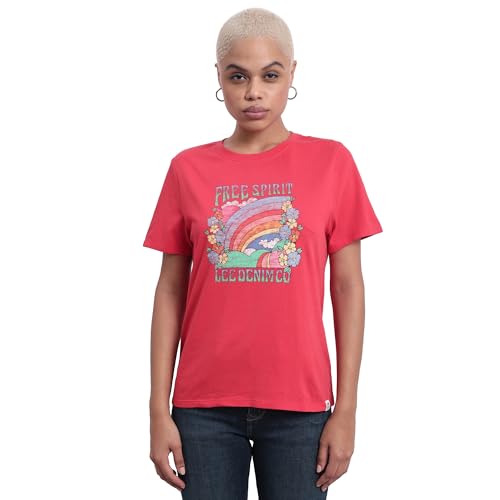 Image of Lee Women's Solid Regular Fit Tshirts