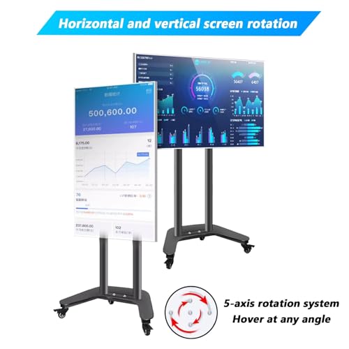 Soporte móvil ajustable para TV de 32-60 pulgadas miniatura 4