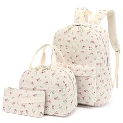 Beige Corduroy Floral Pink