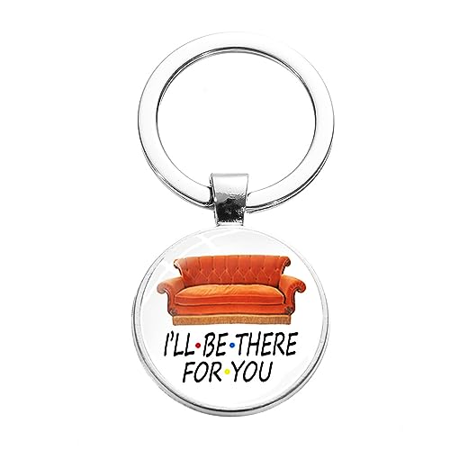 DKWEVUN Friends Tv Show Merchandise Keychain, Friends Keychain, I'll be