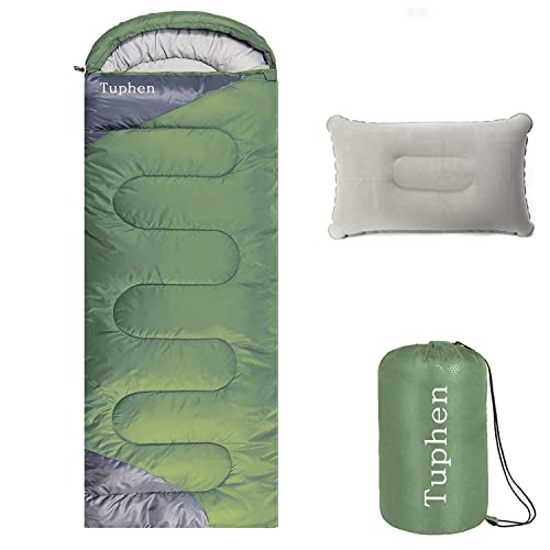 Saco de dormir para 3 a 4 estaciones, para camping, para adultos, niños, niñas, niños, saco de dormir compacto para senderismo, mochileros, clima frío y cálido, equipo de viaje ligero e impermeable