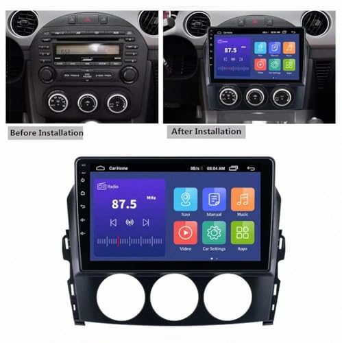 Autoradio 2 DIN Mazda MX5 Miata pantalla t&aacute;ctil compatible Android Auto 2