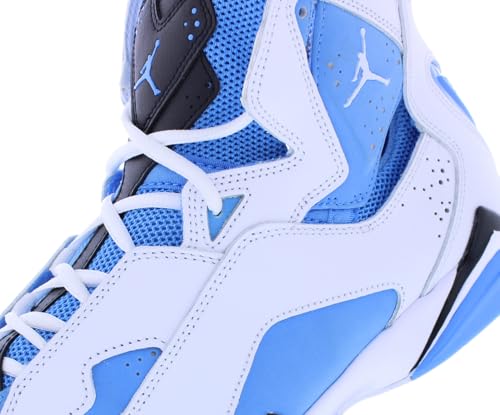 Image of Jordan Mens Basketball Shoes White University Blue Black