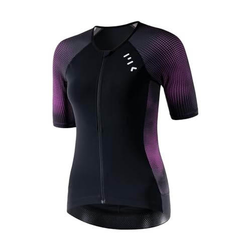 MY KILOMETRE Women's Triathlon Top, Padded, Quick-Dry,Slimming Fit, Secure Lock
