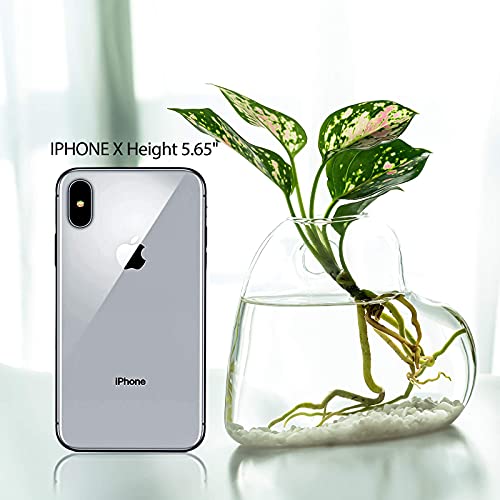 Kingbuy Glass Planters Wall Hanging Planters Glass Plant Terrariums Hanging Air Plant Pots Wall Hanging Plant Container For Planting Hydroponic Plants Home Office Decor - Heart Vase And Diamond Vase #TOP2
