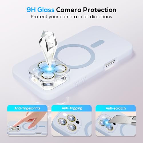 Coque iPhone 16 Pro magnétique silicone antichoc anti-rayures avec doublure microfibre