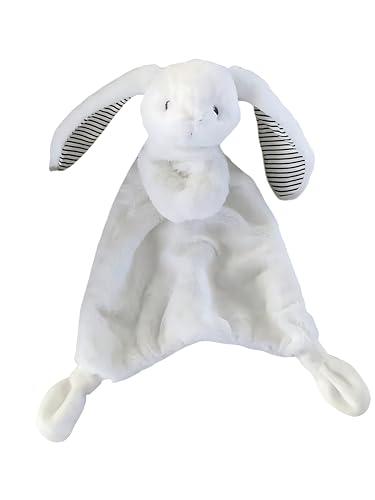 Carlsen. Conejo de Peluche Super Suave de Apego para Bebé, Toallita para Chupón, Conejito Abrazable para Dormir, Bunny...