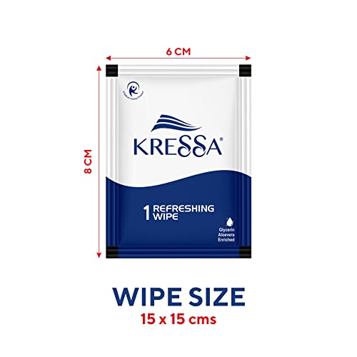 Kressa Cleansing Face Wipes, PH Balanced, Single Use Packets (1500) - Image 5