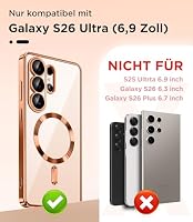 Magnetische Hülle mit Displayschutzfolie für Samsung Galaxy S26 Ultra – Ansicht 2
