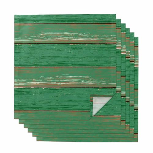 Servilletas de Tela Verde Conjunto x6 50x50 cm miniatura 1