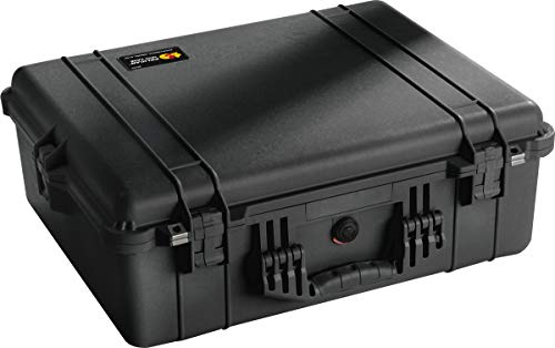 Image of Pelican 1600 Case With Padded Dividers (Black) (1600-004-110)