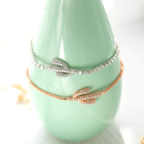 Minimalist Cute Stylish Prickly Pear Cactus Charm Pull String Bracelet3