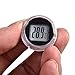 Aznever Motorrad Digital Thermometer Mini Universelle Digitale Mini-Motorraduhr Wasserdicht Langlebig Für Hauptbadezimmer Schlafzimmer Auto Thermometer