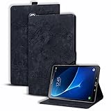 [ Portefeuille Case Galaxy Tab A 10.1 2016] Les fentes pour cartes intégrées peuvent contenir des cartes de crédit, des cartes d'identité et même une petite quantité de monnaie. Extrêmement stable lors de l'utilisation de la fonction debout.