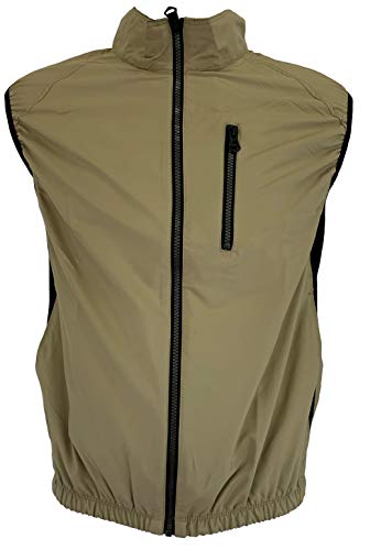 軽量 空調服 ベスト フードなし ワークウェア 作業服 熱中症対策(ｶｰｷM)