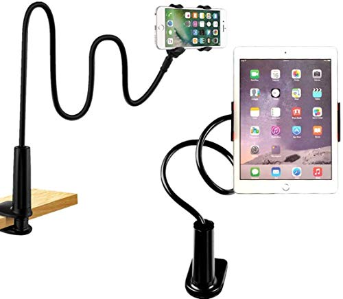 Voarge 3 in 1 Set Handy Halterung, mit Zwei Arten Schwanenhals Halter, Universal Ständer für iPhone Smartphone Handy…