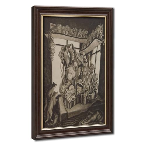 Impressions sur toile monochrome WCYB Jardin d'hiver déco