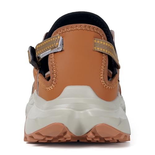 Image of Mens Amphibious Water Shoes Outdoor Hiking Sandals Quick Dry Swim Beach Aqua Shoes Closed Toe Non-Slip for River Fishing Sailing Travel Camping Athletic