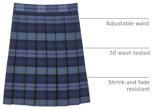 Image of French Toast Girls' Plaid Pleated Skirt