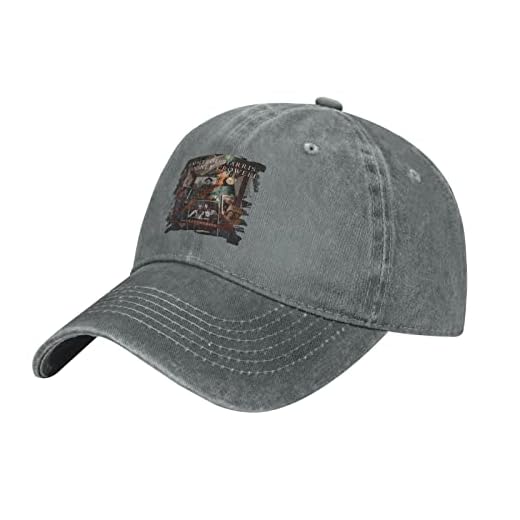 YAOJIAADM Emmylou Harris Hat for Men Unisex Baseball Cap Low Profile Dad Hat Denim Cotton Adjustable Dad Hats Gray