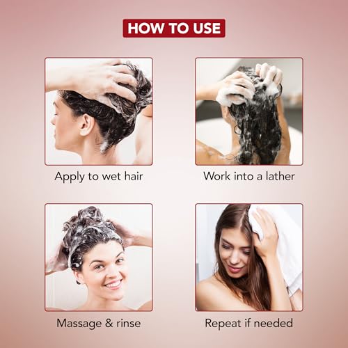 Image of Botanic Hearth Hibiscus Shampoo Infused With Rosehip Oil, Hydrolyzed Silk Protein & Hyaluronic Acid Clarifying Shampoo To Smooth, Add Shine & Strengthen Hair| For All Hair Types, 16 Fl Oz