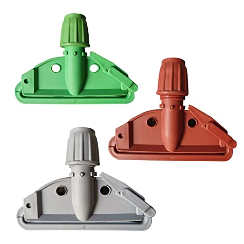 Image of Cloud7 Unbreakable Plastic Wet Mop Clip Lock 6 inch Inch (Pack of 3) Multicolor