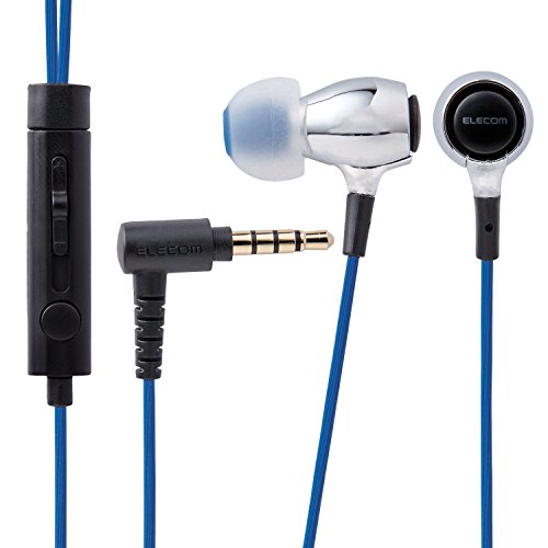 エレコム ステレオイヤホン Knowles社製バランスド アーマチュア型ドライバ シルバー EHP-BS100SV