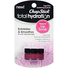 ChapStick Total Hydration Sugar Plum Flavor Conditioning Lip Scrub and Lip Exfoliator Jar - 0.27 Oz