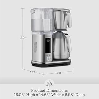 Breville Luxe Drip Coffee Machine, Brushed Stainless Steel, Thermal Carafe, BDC465BSS