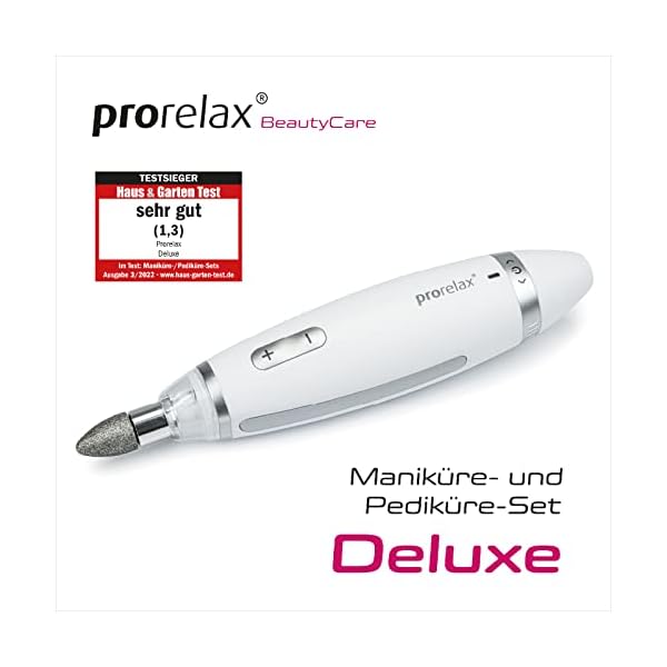 prorelax Maniküre- / Pediküre-Set DELUXE | Für Damen und Herren | Professionelle Hand- und Fußpflege für Zuhause und… – Bild 3