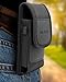 Encased XL Cell Phone Pouch Holster Compatible with Samsung Galaxy S23 /S24 /S25 Ultra, iPhone 14/15/16 Pro Max Belt Clip Holder (Large Case Compatible)