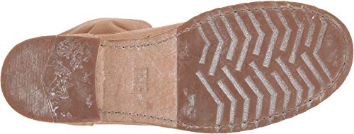 Image of Frye 5 inch Veronica Booties for Women - Full-Grain Brush-Off Leather with Antique Metal Hardware and Rubber Outsole, Genuine Stitch Welt Construction