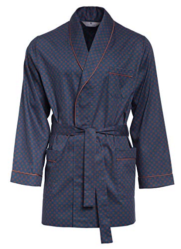 Revise RE 509   Elegante bata corta para hombre (100 % algodón), L