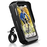 ✅【𝗖𝗼𝗺𝗽𝗮𝘁𝗶𝗯𝗶𝗹𝗶𝗱𝗮𝗱 𝗨𝗻𝗶𝘃𝗲𝗿𝘀𝗮𝗹】WACCET soporte telefono bicicleta es adecuado para teléfonos inteligente 4.0 a 6.7 pulgadas. Como iPhone 13/13 Pro/13 Pro Max/12/12 Pro, Galaxy S22/S22+/S21/S21+/S20+, HUAWEI Mate50/P50/P50 Pro, One plus 10 Pro/7 Pro/7/7T, etc. soporte movil bicicleta no solo protege su teléfono, También hay espacio adicional le permite llevar una tarjeta de identificación, tarjeta de crédito, efectivo o incluso un banco de energía móvil.