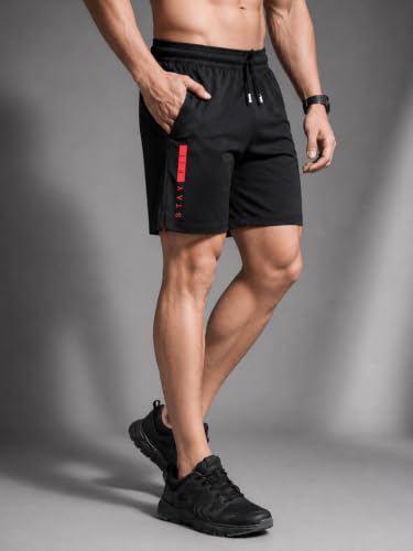 Image of Dpassion Quick Dry Polyester Sport Shorts for Men |Gym, Running and Regular Shorts
