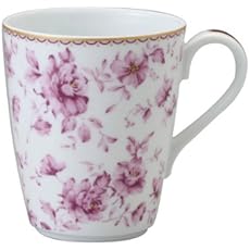 NARUMI(ナルミ) マグカップ レッドフラワー 300cc 電子レンジ温め対応 日本製 41374-6152