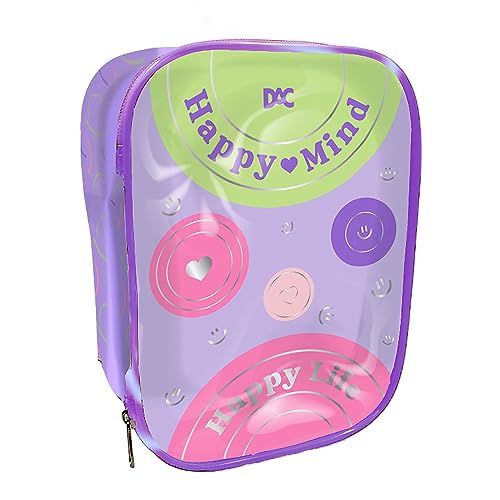 Estojo Baú Tamanho Grande em PVC Cristal - Pop