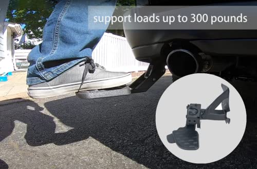 Partzer Bed Step Retractable Bumper Truck Tailgate Step Compatible With 2019-2022 Dodge Ram 1500Dt(New Body Style) Replaces 82215289Ag 82215289Ah #TOP2