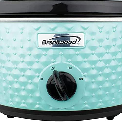 35-Quart-Diamond-Pattern-Slow-Cooker-Blue 35 Quart Diamond Pattern Slow Cooker Blue