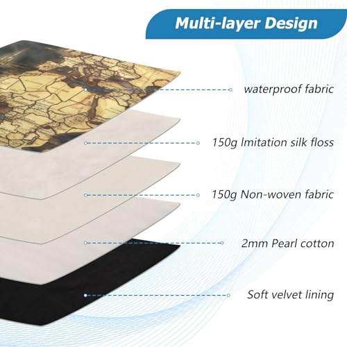 Funda para laptop 13-14 pulgadas impermeable con mapa histórico miniatura 4